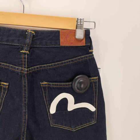 エヴィス EVISU Seagull Print and Multi-Pocket Fashion Fit Denim Shorts レディース 24 150/66A
