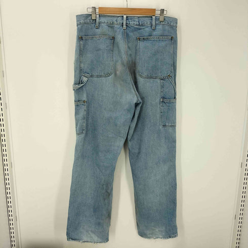 ザラ ZARA バギー ワイド ペインター ダブルニー デニム パンツ メンズ US:34-35