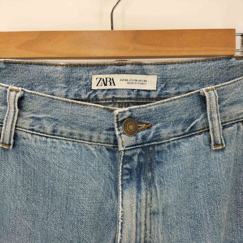 ザラ ZARA バギー ワイド ペインター ダブルニー デニム パンツ メンズ US:34-35