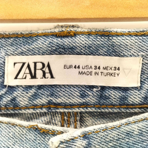 ザラ ZARA バギー ワイド ペインター ダブルニー デニム パンツ メンズ US:34-35