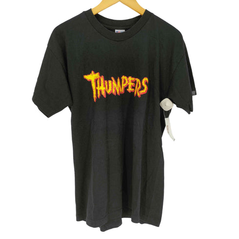 THUMPERS BROOKLYN NYC USA フロントプリント クルーネック Tシャツ メンズ import:L