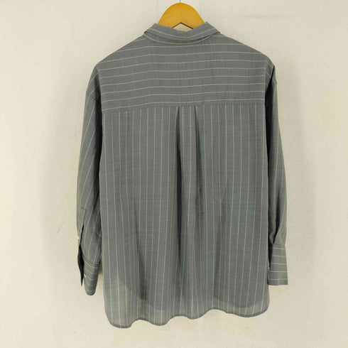 ユナイテッドアローズグリーンレーベルリラクシング UNITED ARROWS green label relaxing ポリウール レギュラーカラーストライプL/S シャツ レディース FREE