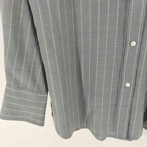 ユナイテッドアローズグリーンレーベルリラクシング UNITED ARROWS green label relaxing ポリウール レギュラーカラーストライプL/S シャツ レディース FREE