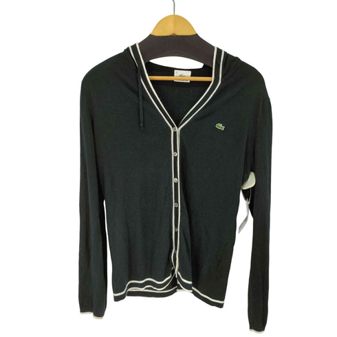 ラコステ LACOSTE コットンレーヨン フード カーディガン レディース EUR:44