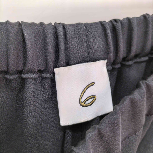 ロクビューティーアンドユースユナイテッドアローズ 6 BEAUTY & YOUTH UNITED ARROWS NEW SATIN PANTS レディース JPN:38