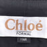クロエ Chloe FORMAL トリアセテート混 メッシュ袖 プリーツ襟 ジャケット&スカート セットアップ レディース 11AR