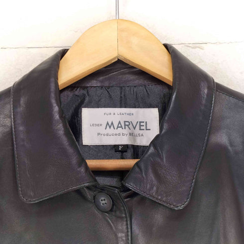 MARVEL lamb leather ラムレザージャケット レディース F