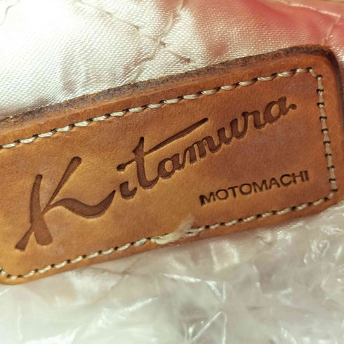 キタムラモトマチ Kitamura MOTOMACHI ナイロン レザー 裏地キルティング ショルダーバック レディース