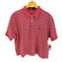 ポロバイラルフローレン Polo by RALPH LAUREN ボーダー コットン クロップドポロシャツ レディース LL