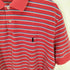 ポロバイラルフローレン Polo by RALPH LAUREN ボーダー コットン クロップドポロシャツ レディース LL