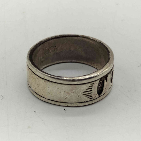 silver シルバー 刻印 型押し リング #15 メンズ 15号