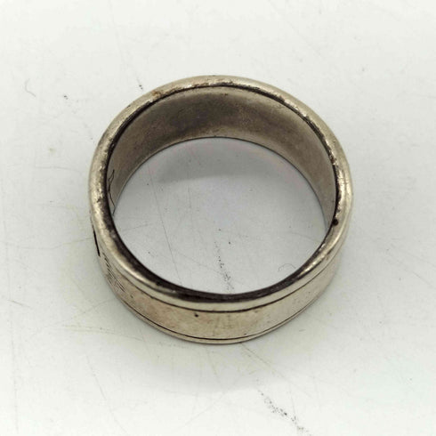silver シルバー 刻印 型押し リング #15 メンズ 15号