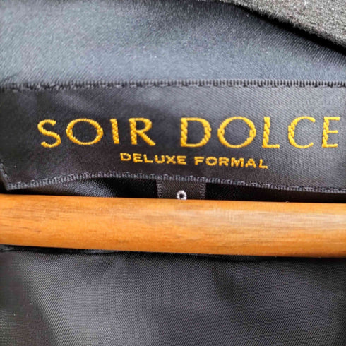 SOIR DOLCE ベロア シアー切替 ロングワンピース レディース JPN:9号