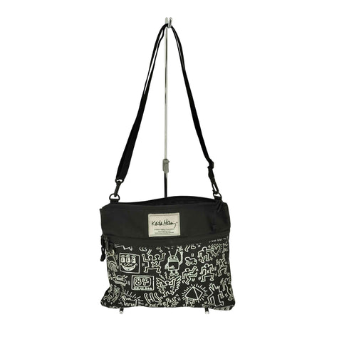 KEITH HARING 総柄プリント サコッシュ メンズ