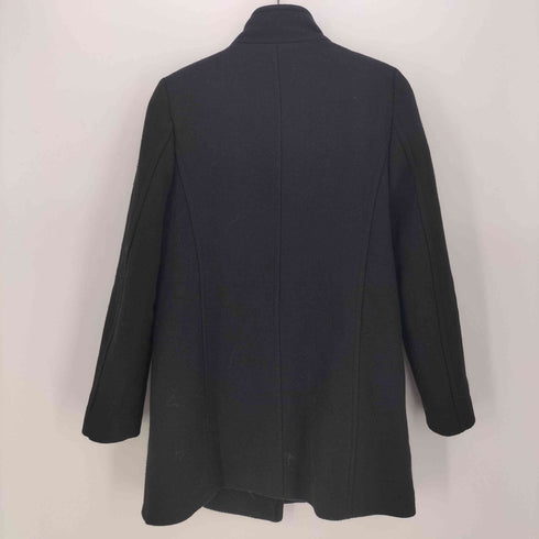 ザラ ZARA ダブルブレスト ハイネック ウールブレンド コート レディース import:XS