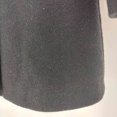 ザラ ZARA ダブルブレスト ハイネック ウールブレンド コート レディース import:XS