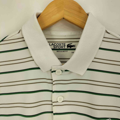 ラコステスポーツ LACOSTE SPORT ウルトラドライボーダー ゴルフポロシャツ メンズ import:S