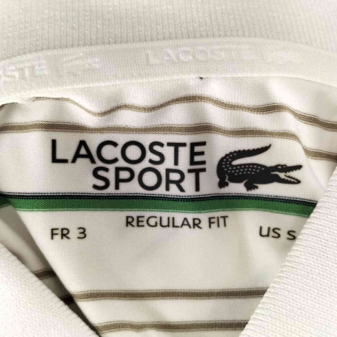 ラコステスポーツ LACOSTE SPORT ウルトラドライボーダー ゴルフポロシャツ メンズ import:S
