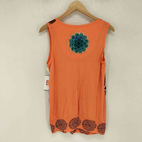 デシグアル Desigual 総柄 スパンコール ノースリーブトップス タンクトップ レディース import:M