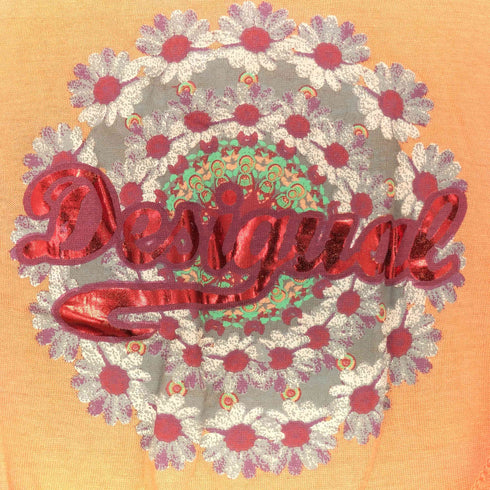 デシグアル Desigual 総柄 スパンコール ノースリーブトップス タンクトップ レディース import:M