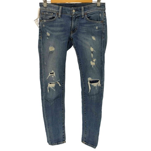 デニムアンドサプライラルフローレン DENIM&SUPPLY RALPH RAUREN ダメージ加工 スキニーデニムパンツ レディース 26/30