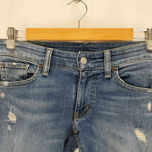 デニムアンドサプライラルフローレン DENIM&SUPPLY RALPH RAUREN ダメージ加工 スキニーデニムパンツ レディース 26/30