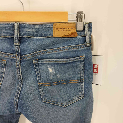 デニムアンドサプライラルフローレン DENIM&SUPPLY RALPH RAUREN ダメージ加工 スキニーデニムパンツ レディース 26/30