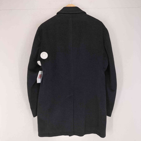 イーズィーバイゼニア E.Z BY ZEGNA アンゴラ&ラムウール キルティングライナー付 ステンカラーコート メンズ L