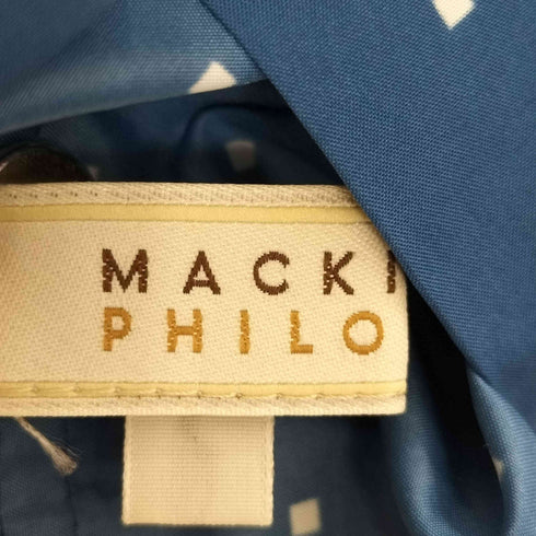 マッキントッシュフィロソフィー MACKINTOSH PHILOSOPHY 四角ドット ドローコード ポリエステル フーデット ジャケット レディース EUR:38