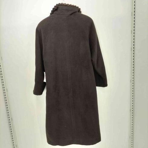 ALTO CAPPOTTO ヌートリアファー ウール ロングコート レディース 9AR
