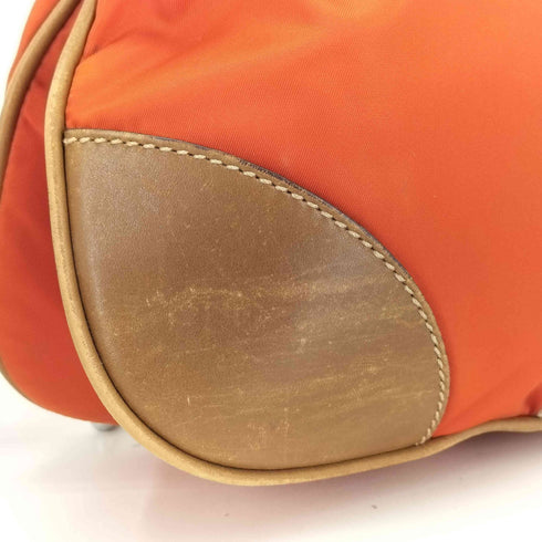 プラダ PRADA STRIPE BAG ナイロン レザー ショルダーバッグ レディース