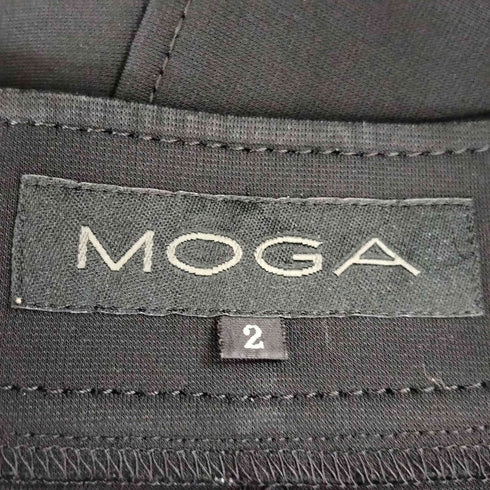 モガ MOGA レーヨンポリ フック ノーカラージャケット レディース JPN:2