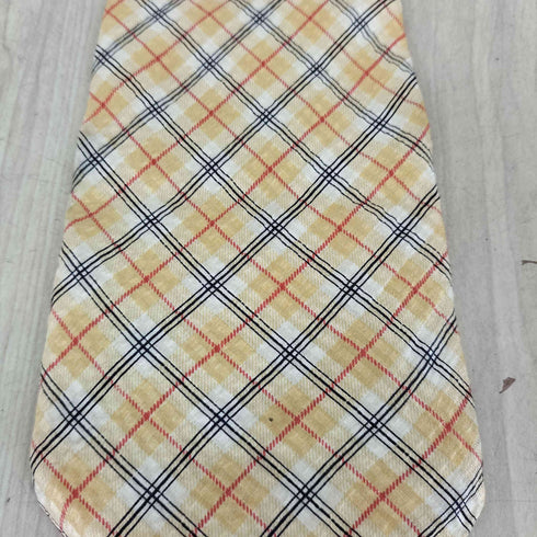 ジェイクルー J.CREW チェック柄シアサッカーシルクネクタイ メンズ
