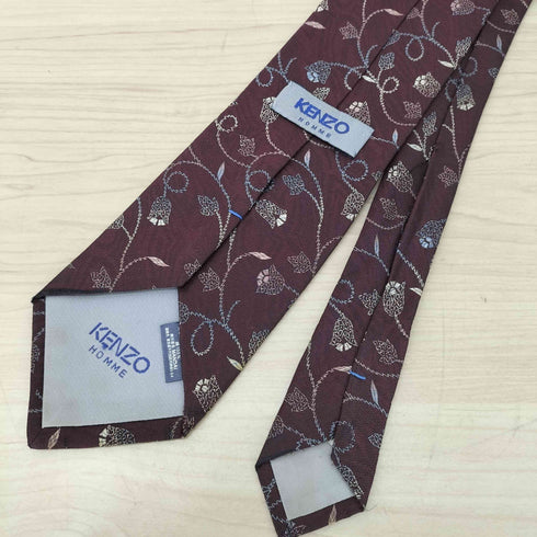 ケンゾーオム KENZO HOMME 総柄 シルク ネクタイ メンズ