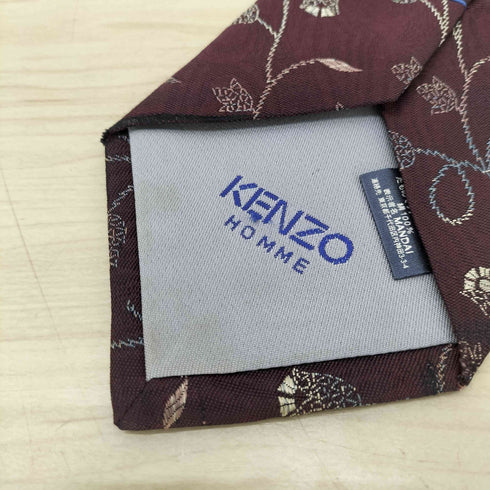 ケンゾーオム KENZO HOMME 総柄 シルク ネクタイ メンズ