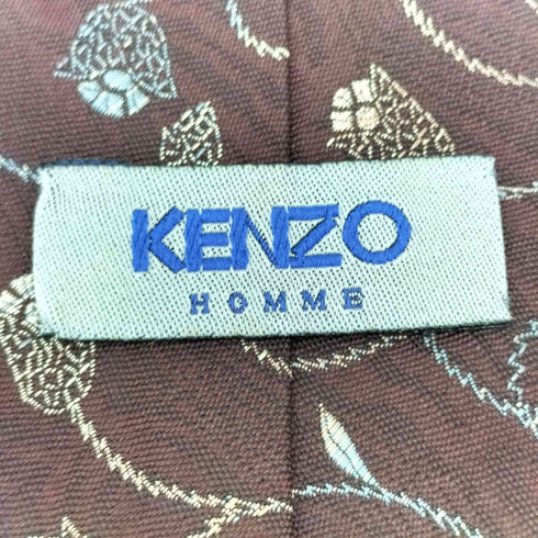 ケンゾーオム KENZO HOMME 総柄 シルク ネクタイ メンズ