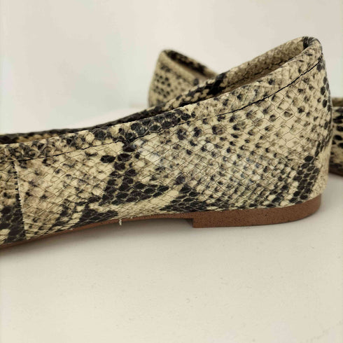 サムエデルマン SAM EDELMAN FELICA 蛇柄 バレエフラットシューズ レディース 6 1/2
