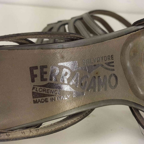 サルヴァトーレフェラガモ Salvatore Ferragamo オープントゥハイヒール サンダル レディース