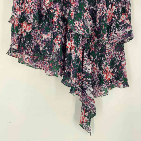 イザベルマランエトワール ISABEL MARANT ETOILE 総柄 ティアード フリル アシンメトリー スカート レディース JPN:36