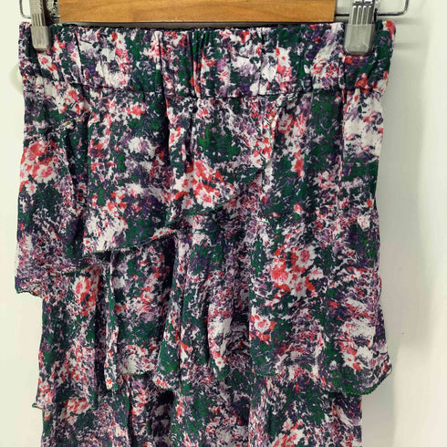 イザベルマランエトワール ISABEL MARANT ETOILE 総柄 ティアード フリル アシンメトリー スカート レディース JPN:36