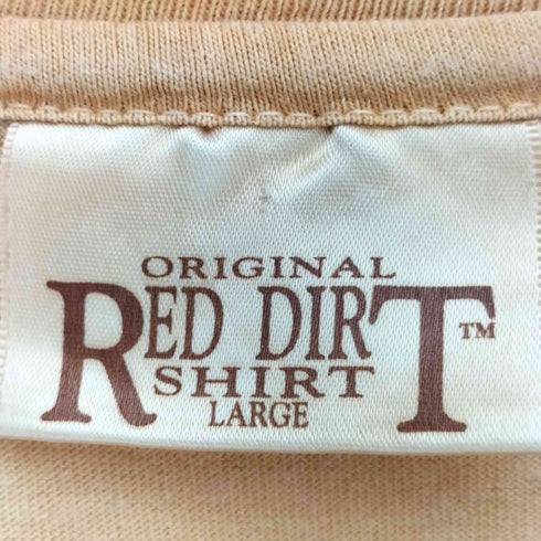 90S USA製 original red dirt shirtボディ 太陽 南国 シングルステッチ S/S Tシャツ メンズ import:L