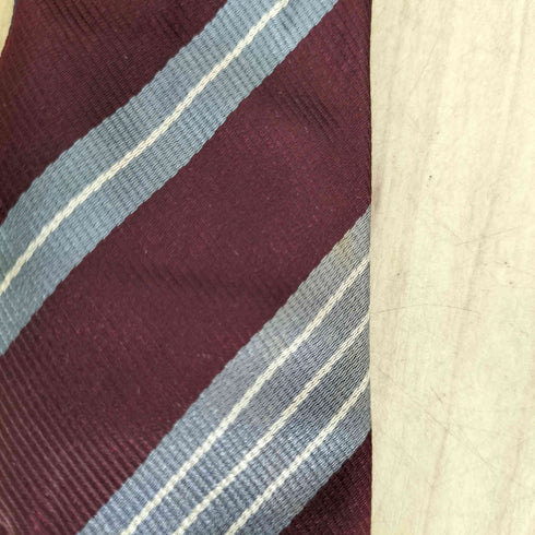 バーバリーロンドン BURBERRY LONDON ストライプ柄 ホース刺繍 シルクネクタイ メンズ