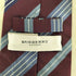 バーバリーロンドン BURBERRY LONDON ストライプ柄 ホース刺繍 シルクネクタイ メンズ