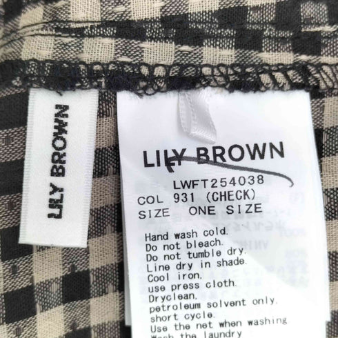 リリーブラウン Lily Brown コットンレースヴィンテージブラウス レディース FREE