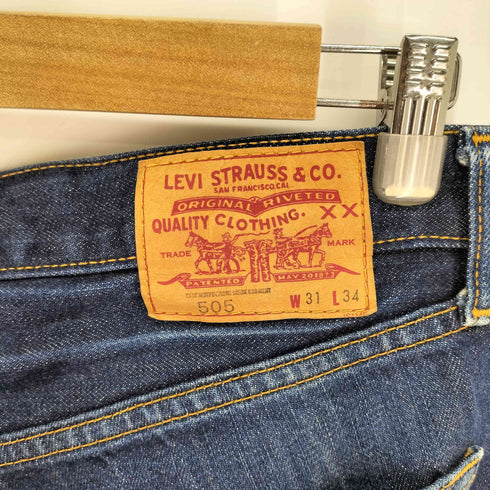 リーバイス Levis 505 ボタン裏359 ストレートデニム メンズ L31/W34