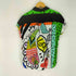 デシグアル Desigual 総柄 レーヨン 半袖 シャツ レディース import:M