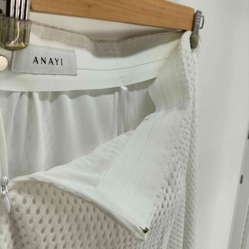 アナイ ANAYI メッシュ フレア スカート レディース JPN:36