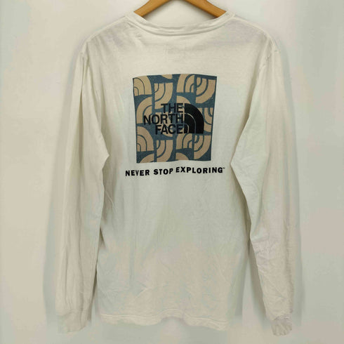 ザノースフェイス THE NORTH FACE ロゴ プリント クルーネック L/S Tシャツ メンズ import:S