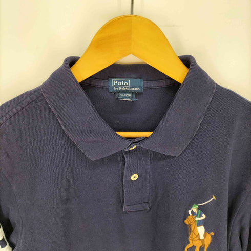 ポロバイラルフローレン Polo by RALPH LAUREN ビックポニー コットン長袖ポロシャツ メンズ import:XL