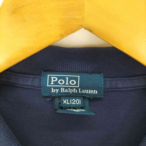 ポロバイラルフローレン Polo by RALPH LAUREN ビックポニー コットン長袖ポロシャツ メンズ import:XL